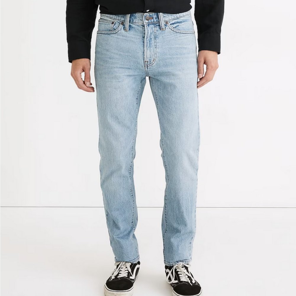 Madewell Men's Athletic Slim Jeans Becklow Wash Stretch Denim Jean sz 32 x 29